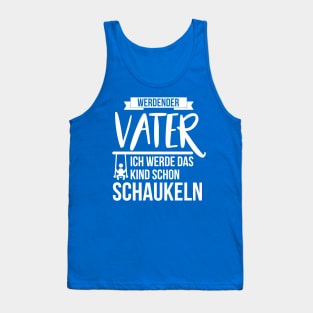 Werdender vater kind schaukeln (white) Tank Top